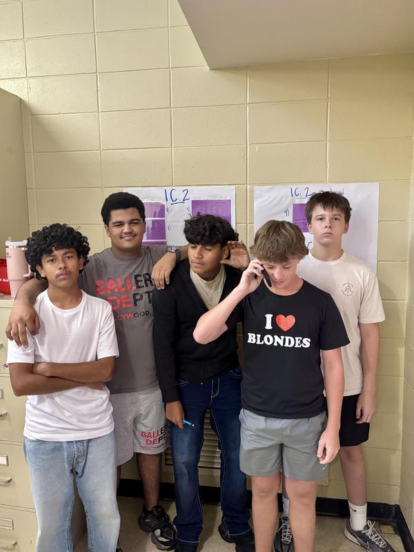 Group picture of boys who completed the review