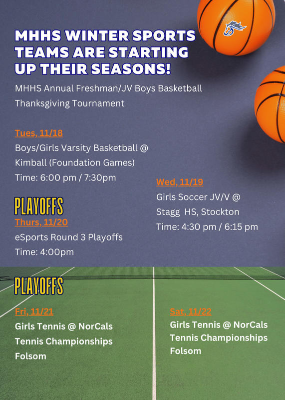 MHHS Sports this week, 11/17-11/22
