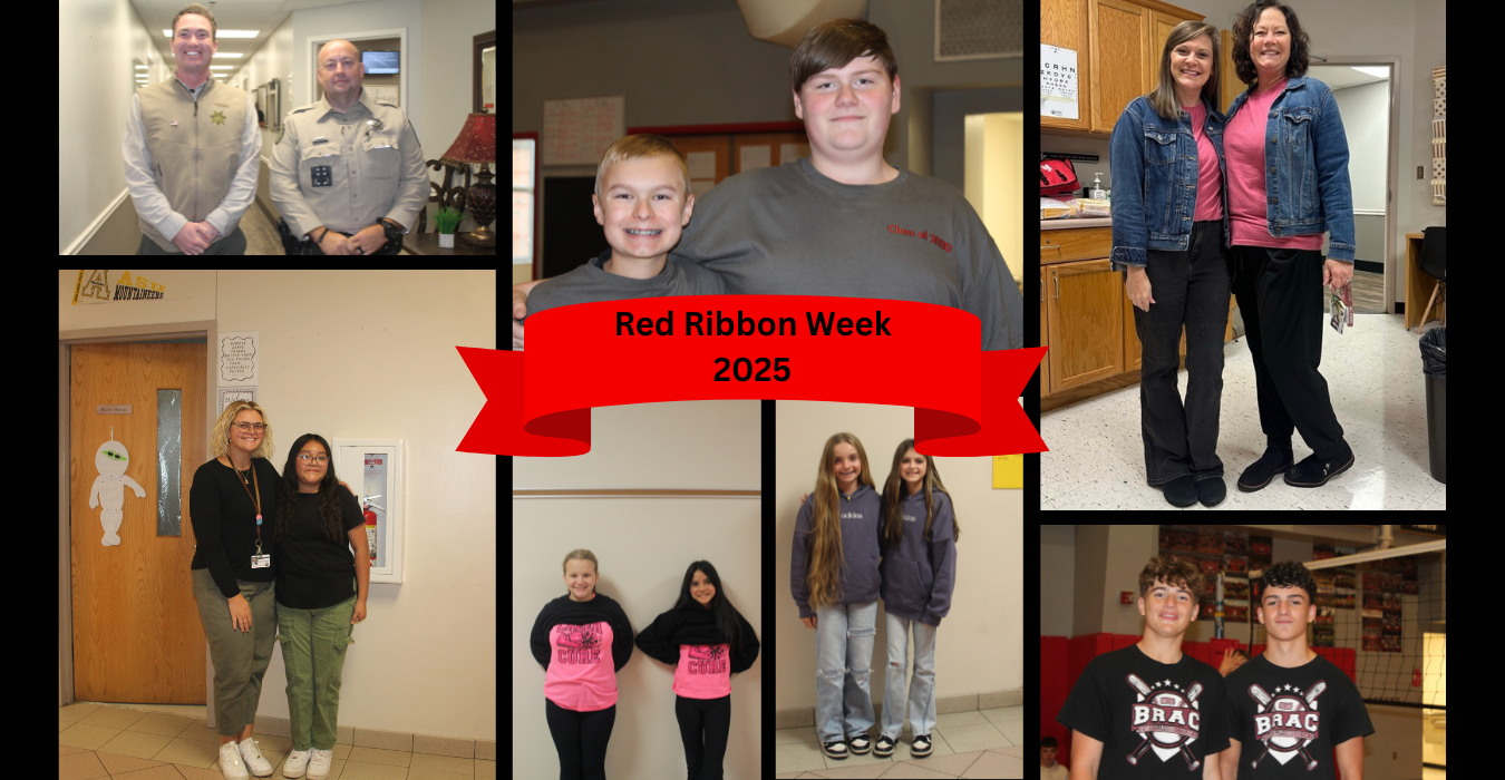 Another group of students and staff participating in Red Ribbon Week 2025, showcasing unity and spirit.
