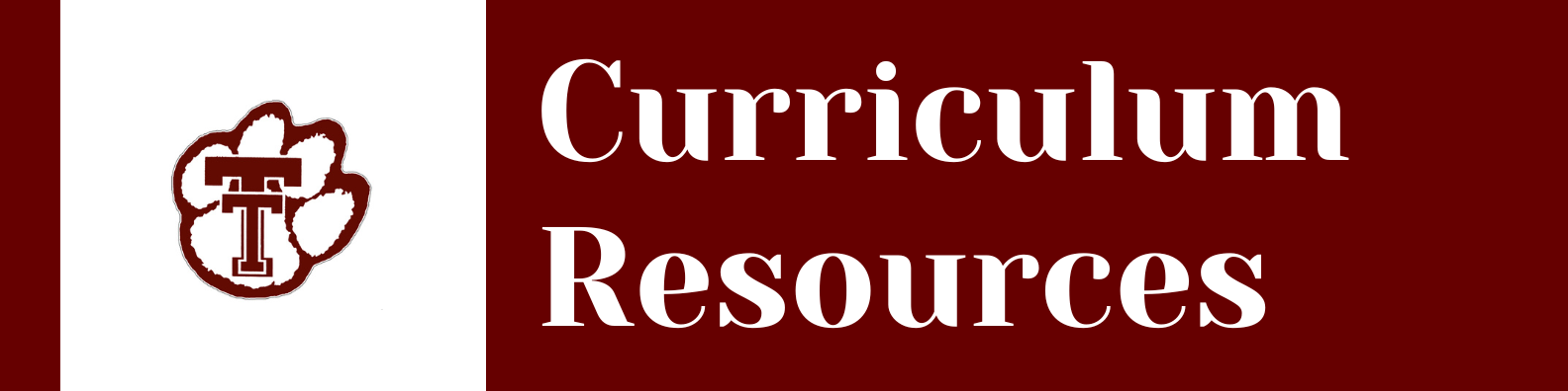 curriculum resources banner