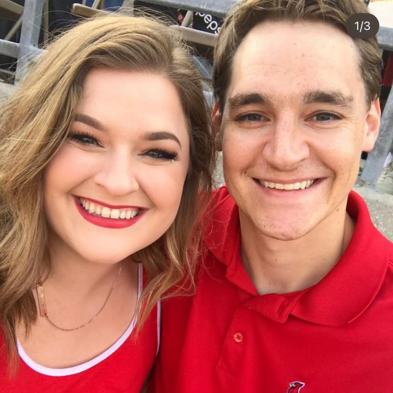 Breanna Wolz and husband