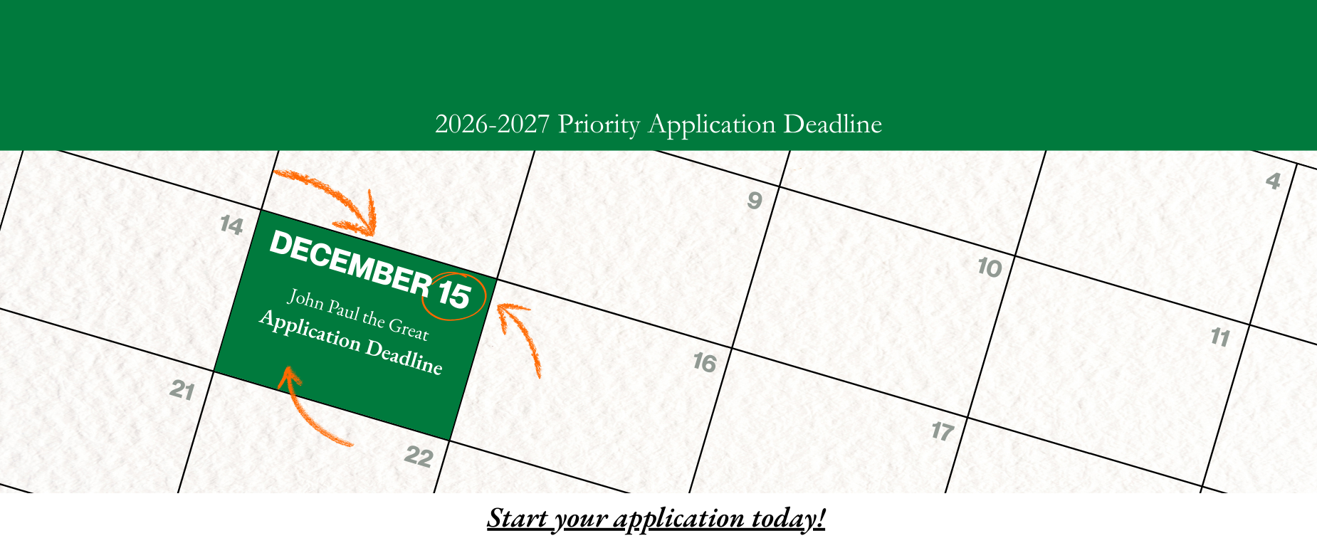 JP Application Deadline