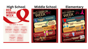 red ribbon week dress up days