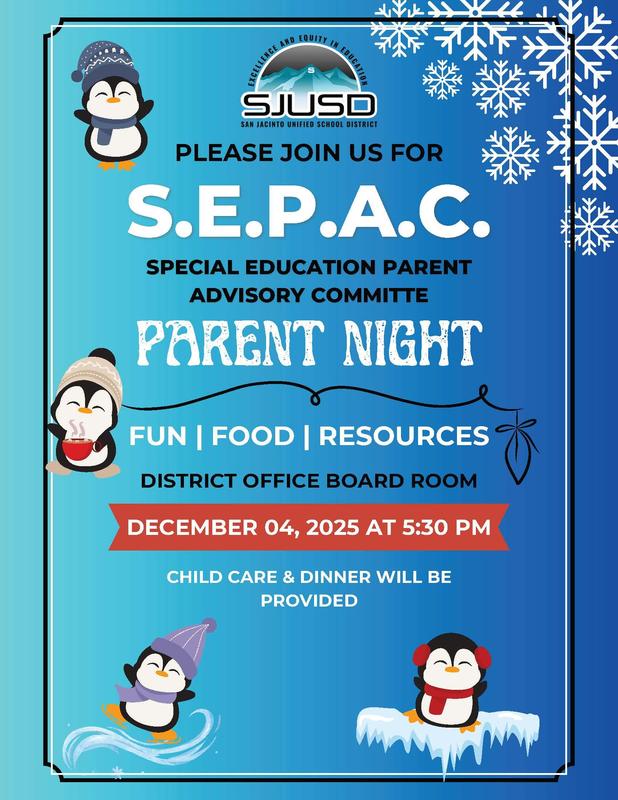 Special Education Parent Night Flyer Photo