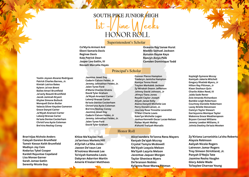 spsd spjhs honor roll