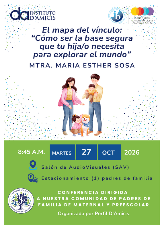 Charla: ¿Cómo ser la base segura que tu hija(o) necesita para explorar el mundo? Featured Photo