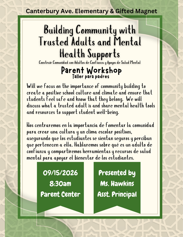 ESS: Building Community with Trusted Adults and Mental Health Supports
