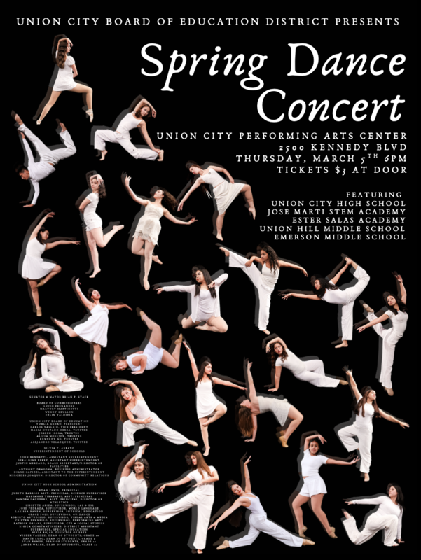 Spring Dance Concert Flyer