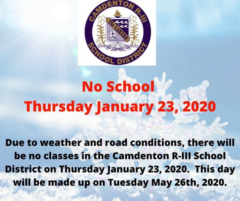 No School - Thursday January 23 Featured Photo