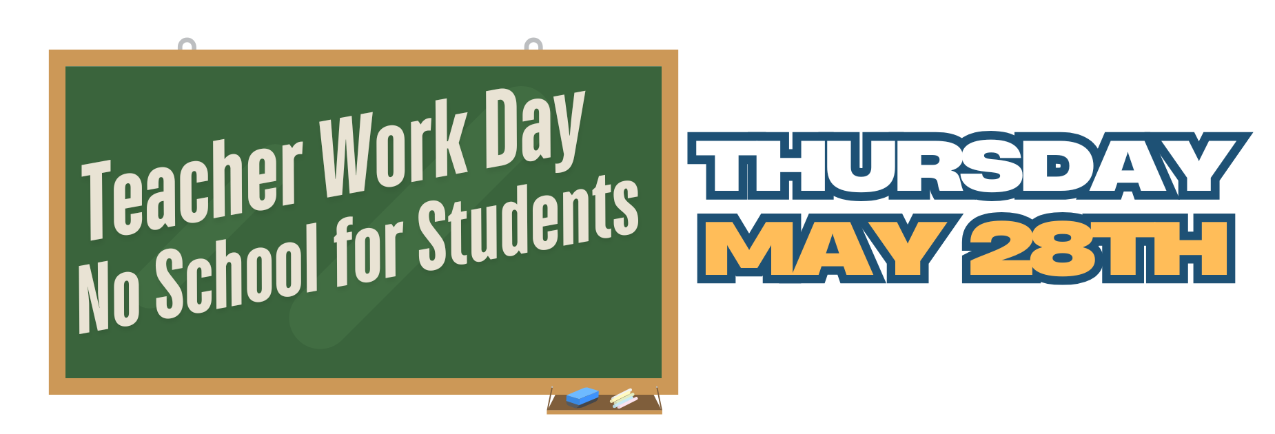 teacher work day - no school for students