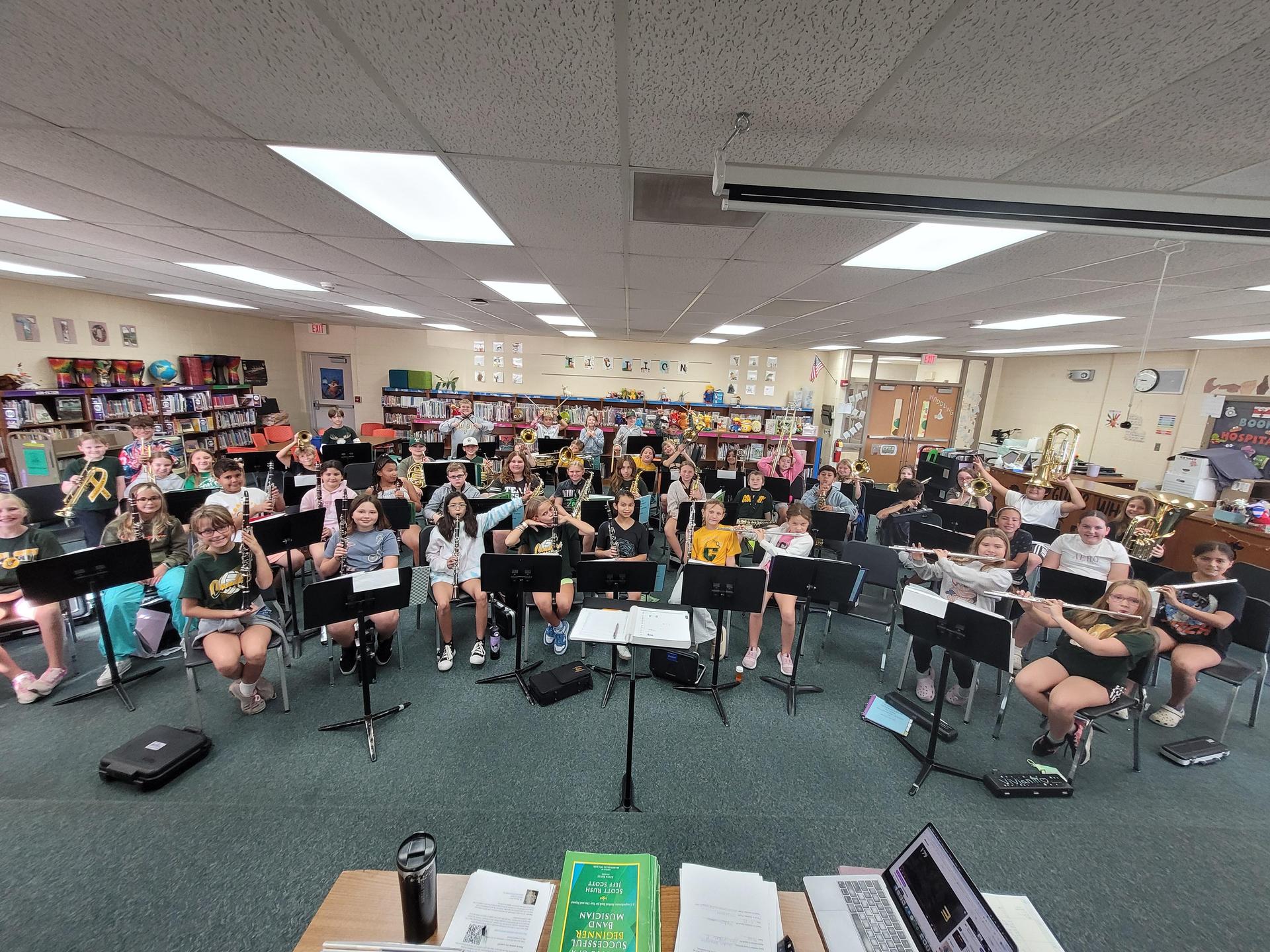 The 2025-2026 CCIS Beginning Band