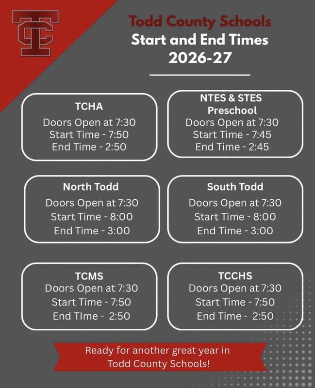 2026-27 Start and End Times Featured Photo
