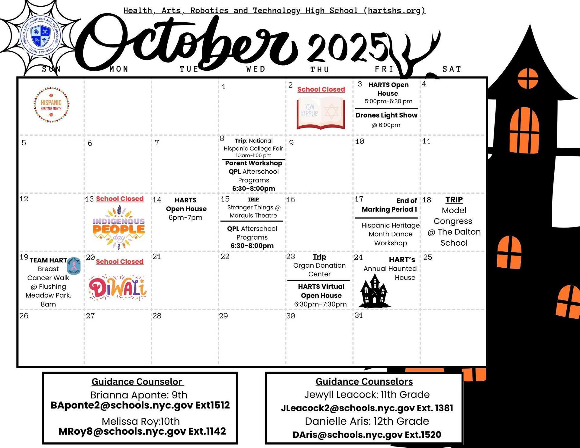 October Calendar