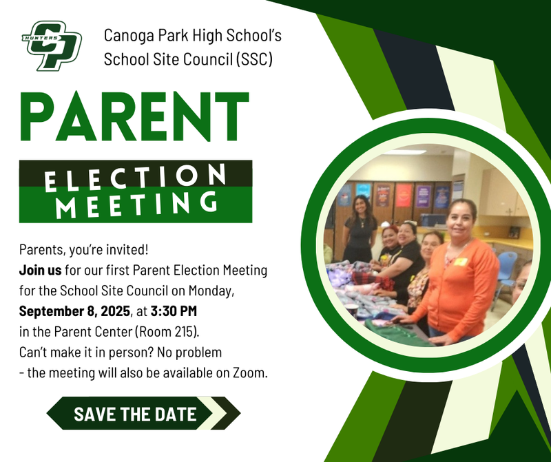SSC Parent Elections Flyer
