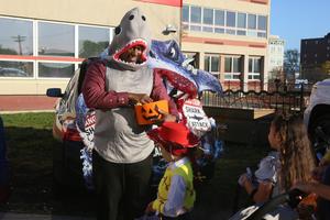 Garfield School Community Gathers for Halloween Trunk or Treat