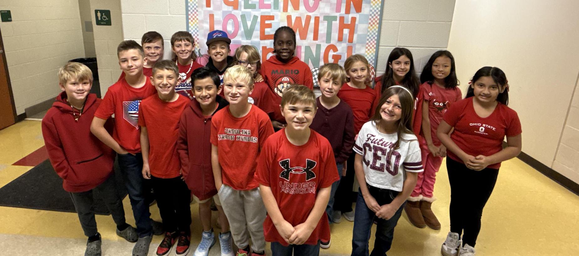 Red Day- 4th Grade