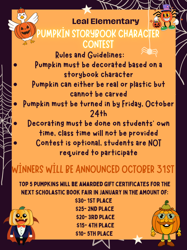 Storybook Character Pumpkin Contest Featured Photo