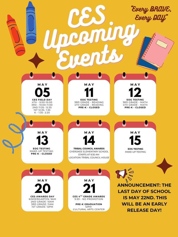 CES Upcoming Events
