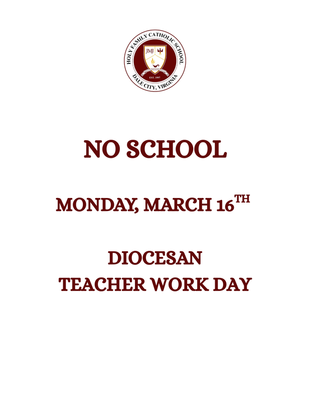 No School March 16th Featured Photo