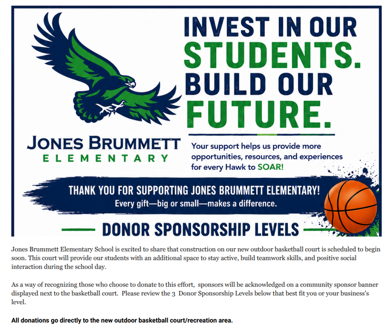 Basketball Court Sponsor Form