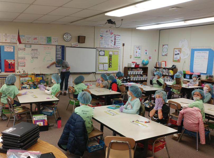 “Surgical Residents” spent the day learning about non-fiction text features.