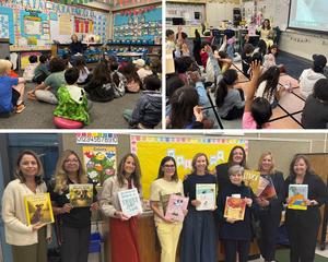 Special guests read to students