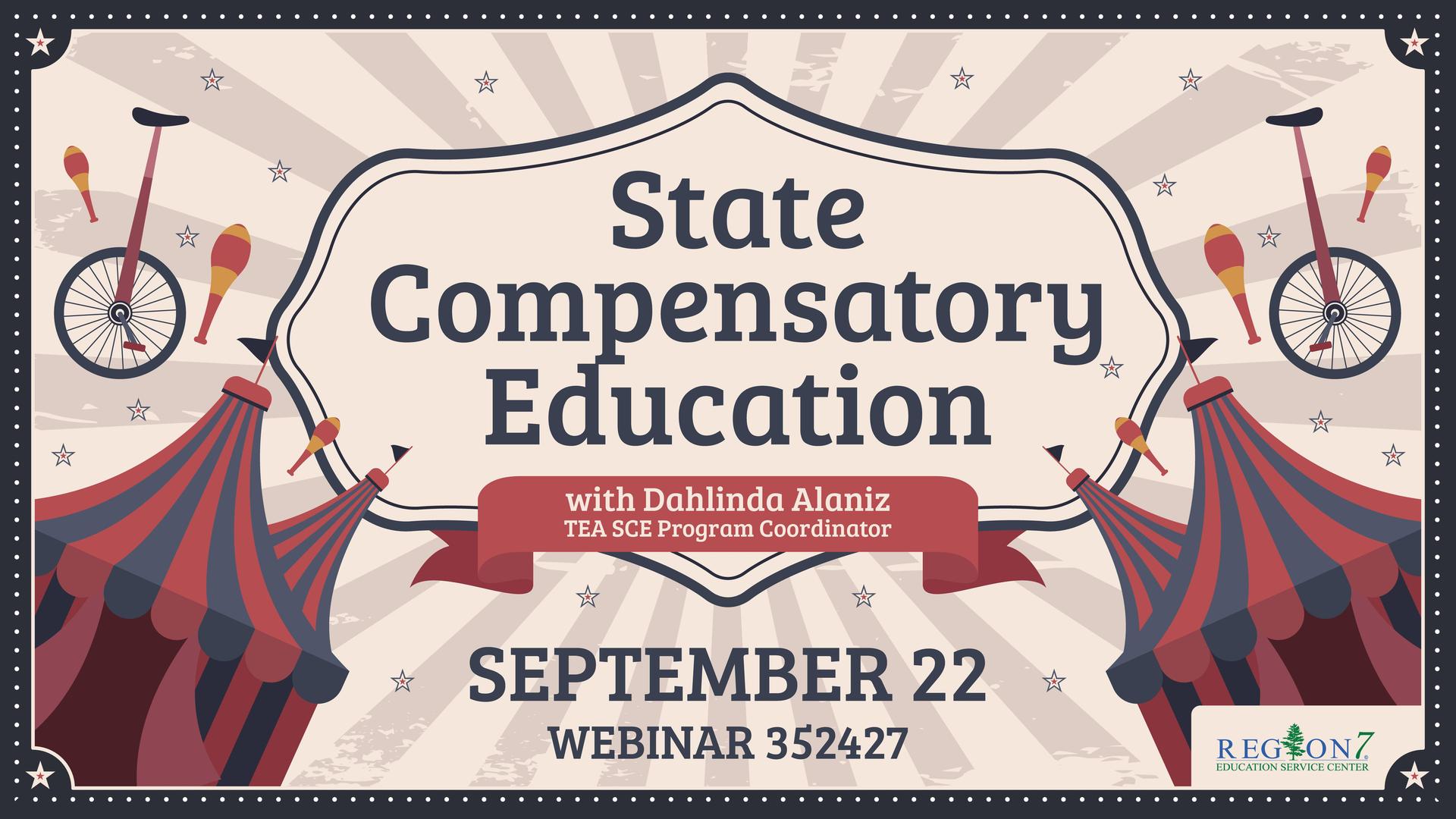 State Compensatory Education workshop graphic