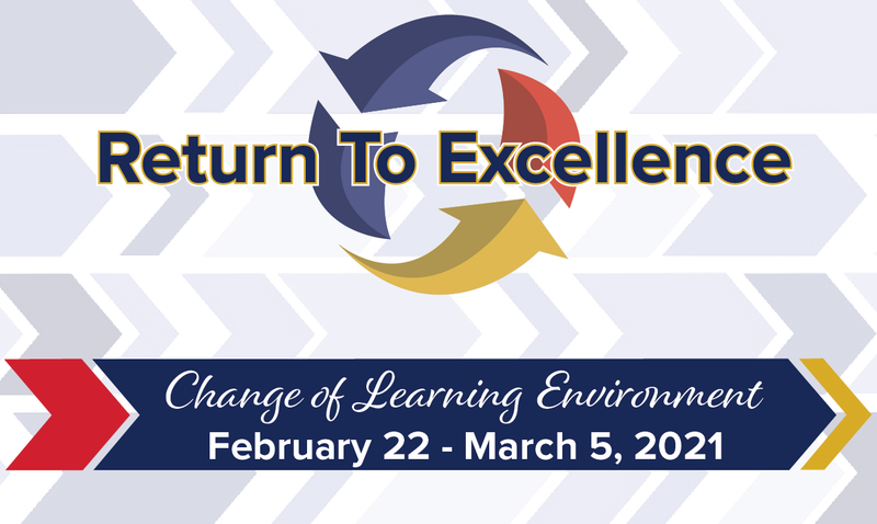 Change of Learning Environment February 22 - March 5,2021