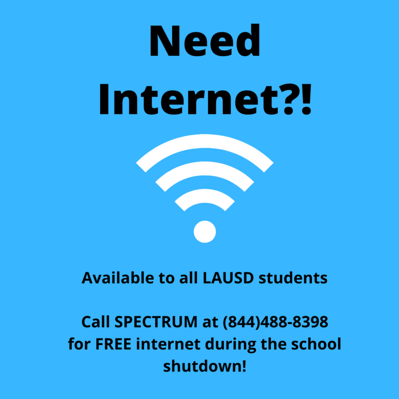 FREE internet available to students during the school closure! Featured Photo