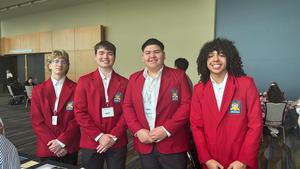 Frenship High School photography students at the stater skills competition