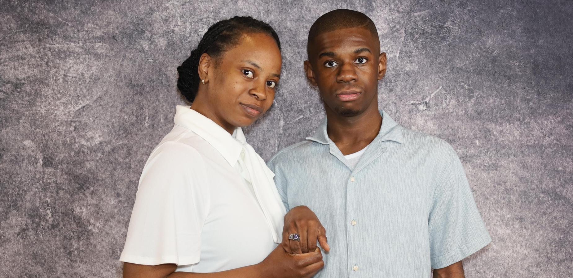 Senior Ring Ceremony Family Photo