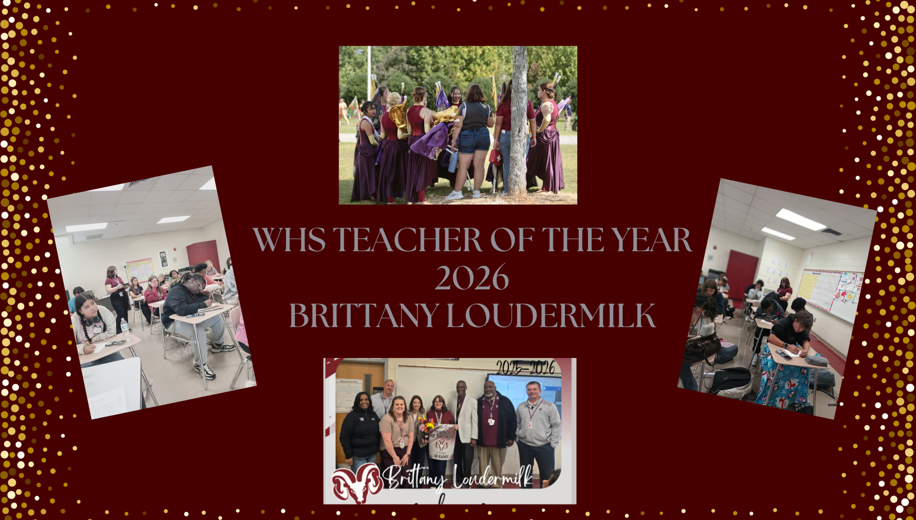 Loudermilk teacher of the year