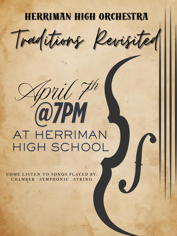Herriman High Orchestra Concert Flyer