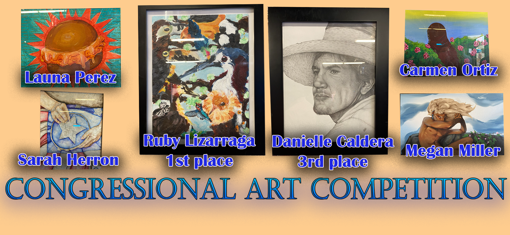 Centennial Art students participate in the Congressional Art Competition.