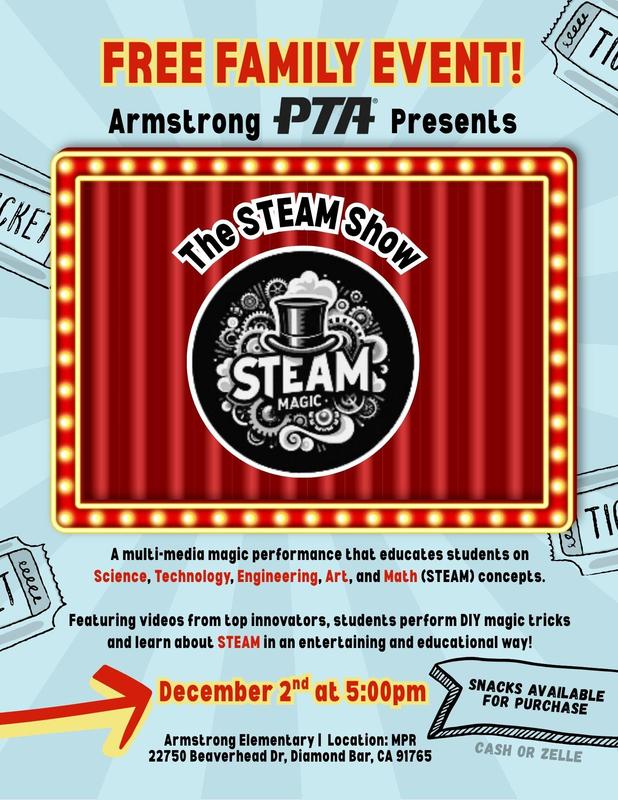 STEAM Show 12.25.25 flyer image for web
