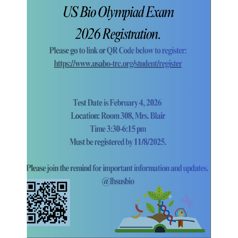 US BIO OLYMPIAD REGISTRATION