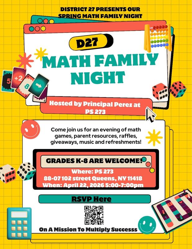 D27 Math Family Night.