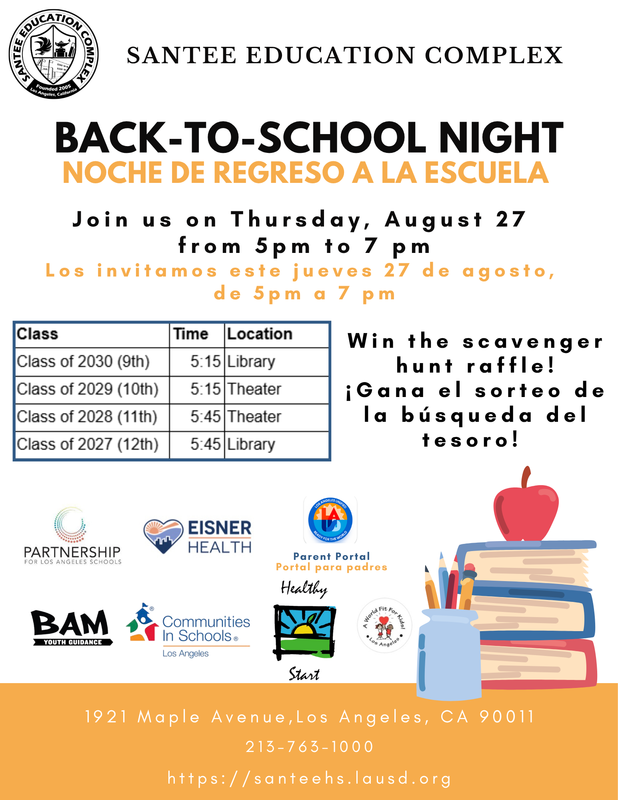 Back to School Night