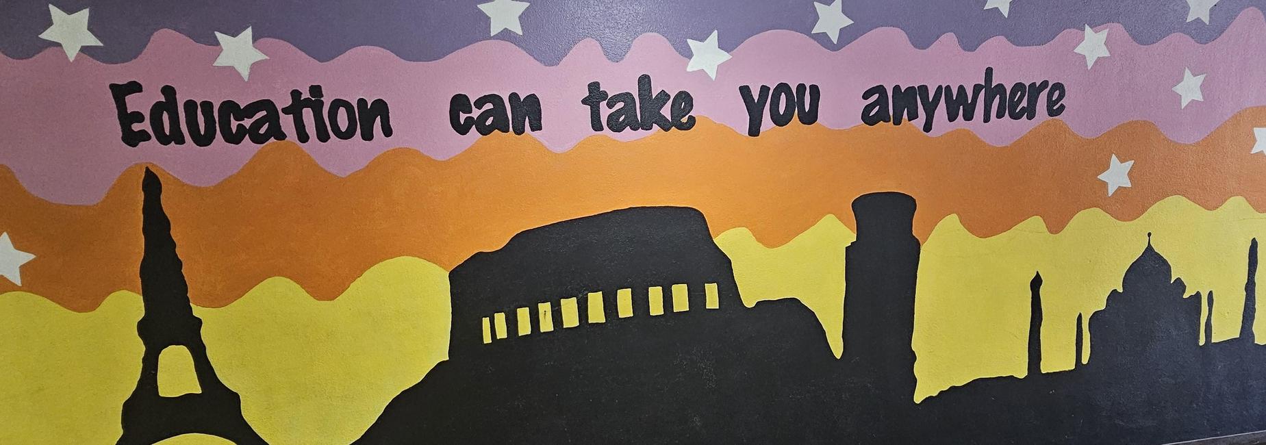 Education can take you anywhere!