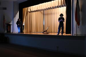 Theater putting on the play.