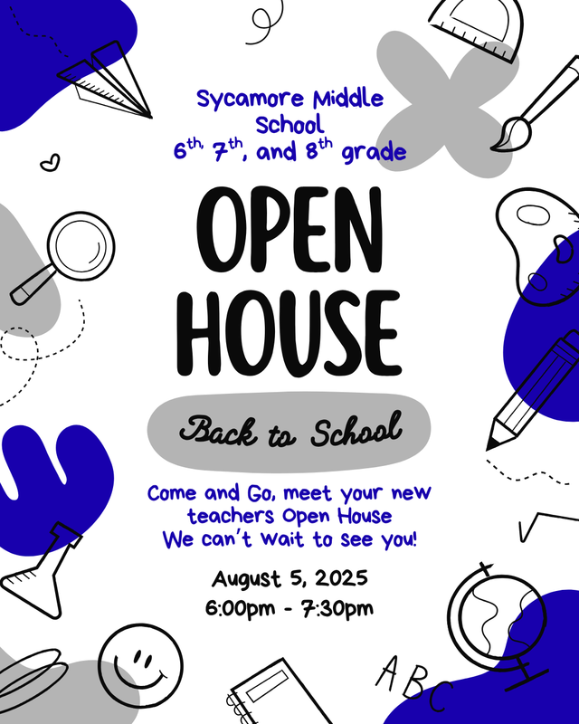 6th - 8th Grade Open House Information