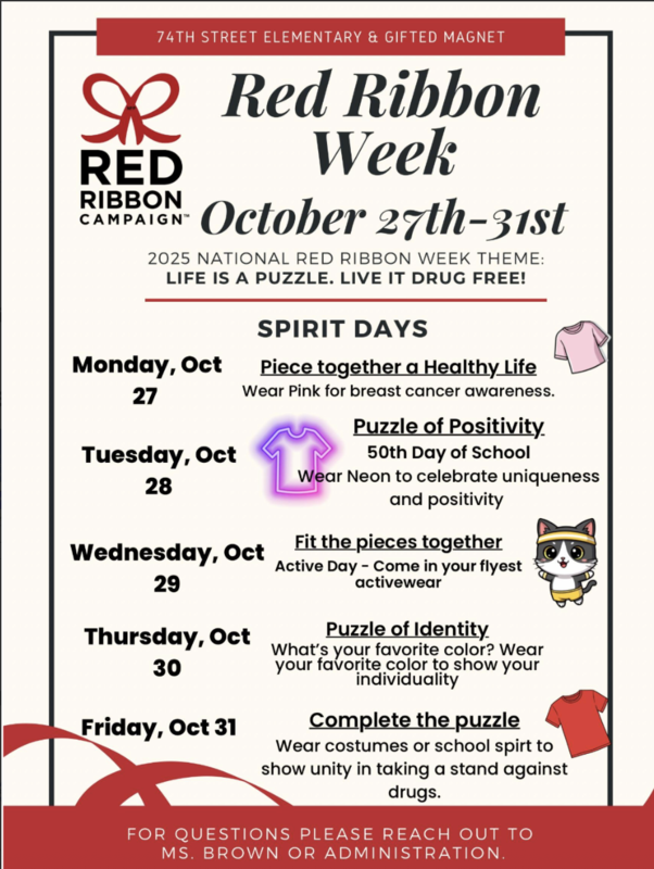 Red Ribbon Spirit Week