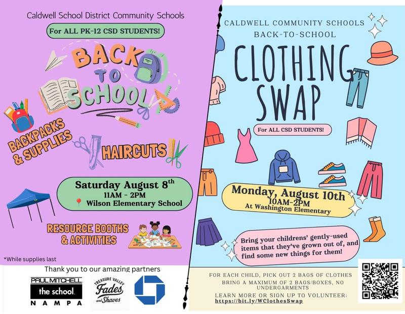 Free Back to School Events! ¡Eventos Gratuitos de Regreso a Clases! Thumbnail Image