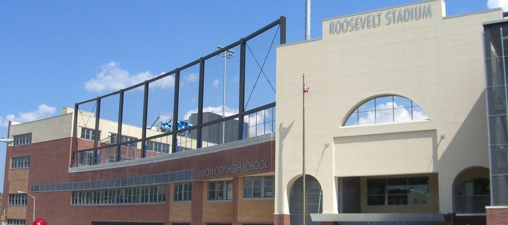 Roosevelt stadium facade