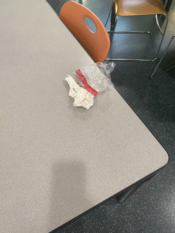 Trash Left on table
