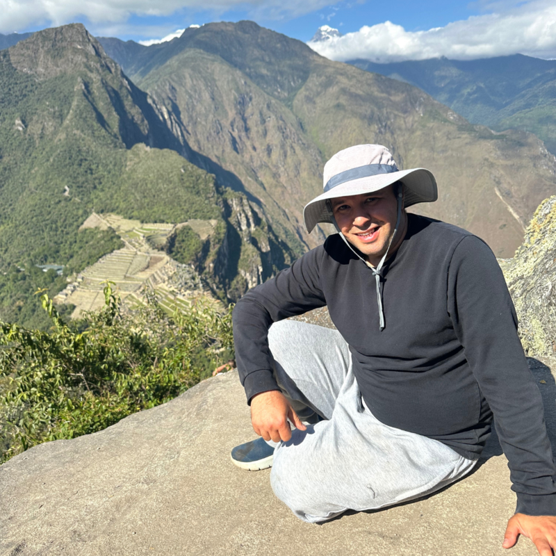 Oktay Ince on a mountain!