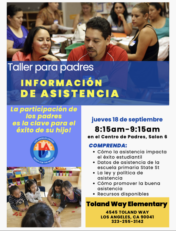 Parent Workshop: The Importance of Attendance