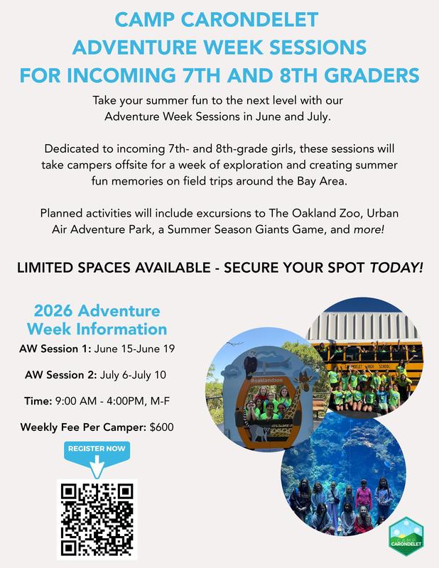 Camp Carondelet: Adventure Week 2026