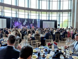 Attendees gather for the Civic Leadership Award Ceremony at the Tennessee State Museum, celebrating civic leadership and community engagement across Tennessee.