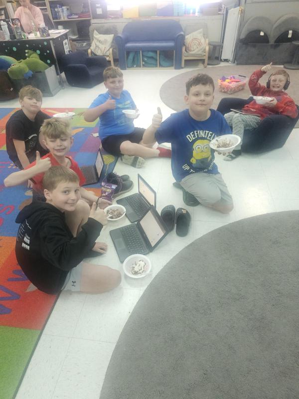 4th Grade Ice Cream Party